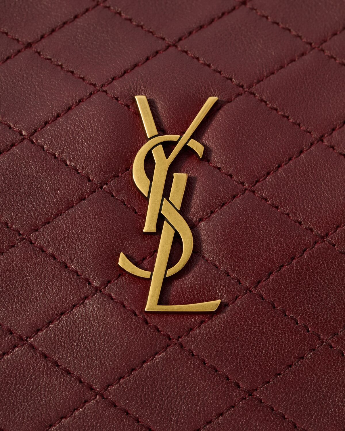 YSL Gaby Zipped Pouch in Quilted Lambskin - Image 5